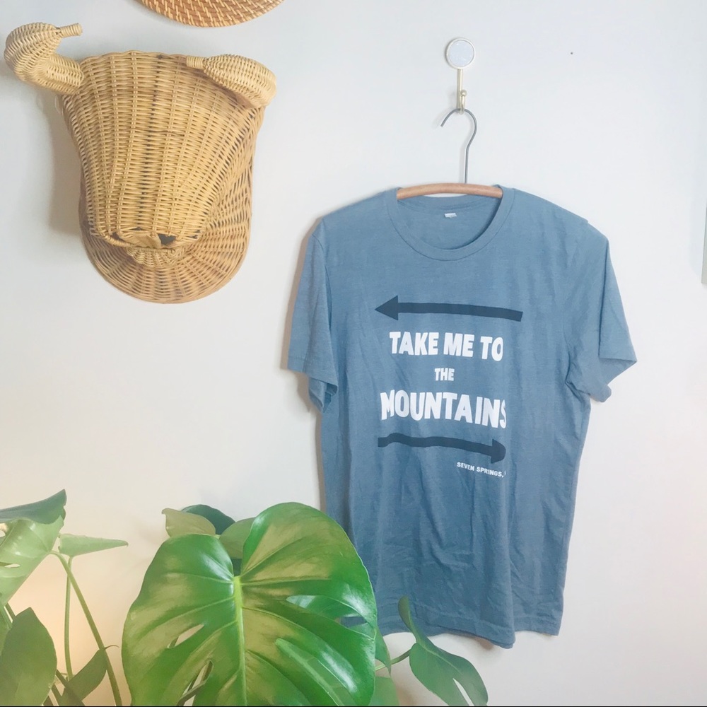 VTG Retro 90s Graphic Mountains Tee - Picture 4 of 6